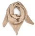 styleBREAKER Damen Mini Strick Dreieckstuch | kleines Halstuch 109x34 cm | weiche Viskose & Wolle | Scandi Sophie Scarf