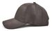 styleBREAKER Unisex Baseball Cap Kunstleder | 6-Panel Leder Optik Basecap mit gebogenem Schirm | Verstellbare Einfarbige Kappe 56-59 cm