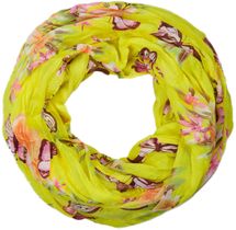 Loop mit Schmetterling Blumen Print