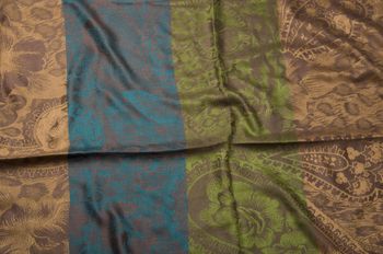 styleBREAKER Damen Loop Schlauchschal mit Blumen, Hibiskus Blüten, Paisley Muster, warm und weich, Tuch, Schal 01018058