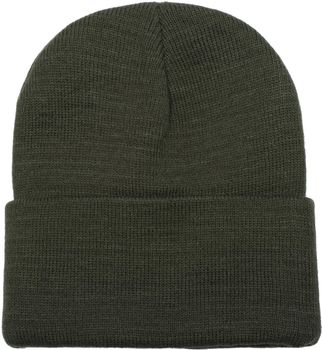 styleBREAKER Unisex Beanie Mütze einfarbig | Klassische Feinstrick Winter Strickmütze mit breitem Umschlag | Elastische Beanie in vielen Farben für Damen und Herren