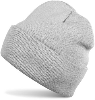 styleBREAKER Kinder Beanie Strickmütze mit breiter Krempe, Feinstrick Mütze doppelt gestrickt, Kindermütze 2-5 Jahre 04024030