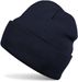 styleBREAKER Kinder Beanie Strickmütze mit breiter Krempe, Feinstrick Mütze doppelt gestrickt, Kindermütze 2-5 Jahre 04024030