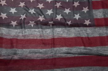 styleBREAKER Vintage Design USA Flaggen Muster Loop Schlauchschal, Stars and Stripes, Unisex 01016083