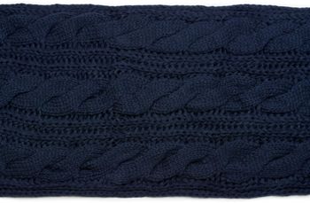 styleBREAKER Schal, Mütze und Handschuh Set, Zopfmuster Strickschal mit Bommelmütze und Handschuhe, Damen 01018208