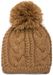 styleBREAKER Schal, Mütze und Handschuh Set, Zopfmuster Strickschal mit Bommelmütze und Handschuhe, Damen 01018208