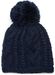styleBREAKER Schal, Mütze und Handschuh Set, Zopfmuster Strickschal mit Bommelmütze und Handschuhe, Damen 01018208
