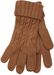styleBREAKER Schal, Mütze und Handschuh Set, Zopfmuster Strickschal mit Bommelmütze und Handschuhe, Damen 01018208