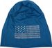 styleBREAKER Beanie Mütze USA Flaggen Design mit Strass-Applikationen, Unisex, Jersey leicht Übergang Frühling Herbst
