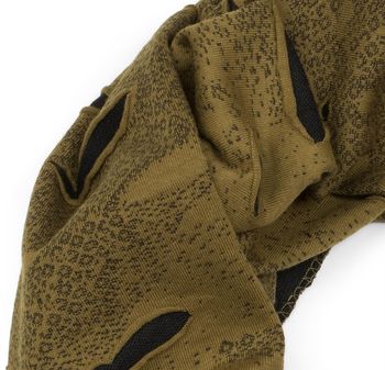 styleBREAKER Loop Schal und Beanie Mütze Set im Destroyed Vintage used Look, Unisex 01018209