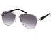 styleBREAKER Damen Sonnenbrille Pilotenbrille mit Strass | Edle Fliegerbrille Tropfenform UV400 | Metall Gestell mit Verlaufstönung | Inkl. Etui & Tuch