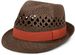 styleBREAKER luftiger Strohhut mit kontrastfarbigem Zierband, Sommerhut, Unisex 04025001