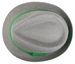 styleBREAKER Trilby Hut, leichter Papierhut mit kontrastfarbigem Zierband, Unisex 04025002