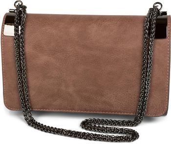 styleBREAKER Clutch, Abendtasche mit Metallspangen und Gliederkette, Vintage Design, Damen 02012046