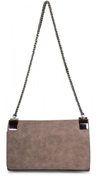 styleBREAKER Clutch, Abendtasche mit Metallspangen und Gliederkette, Vintage Design, Damen 02012046