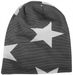 styleBREAKER klassische Feinstrick Beanie Mütze mit Stern und Streifen Muster, Unisex 04024054