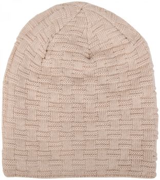 styleBREAKER Feinstrick Longbeanie Mütze mit Flecht Muster und warmem Fleece Innenfutter | Winter Strickmütze Unisex elastisch weich bequem warm
