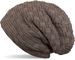 styleBREAKER Feinstrick Longbeanie Mütze mit Flecht Muster und warmem Fleece Innenfutter | Winter Strickmütze Unisex elastisch weich bequem warm