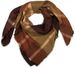 styleBREAKER quadratischer XXL Schal kariert, Decken Schal mit Karo Muster und Fransen, warm und weich, Unisex 01018139