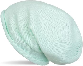 styleBREAKER warme Feinstrick Beanie Mütze in Unifarben, Strickmütze mit Rollrand, Wintermütze, Unisex 04024063