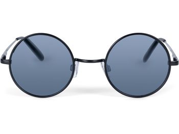styleBREAKER Unisex Sonnenbrille Klein Rund | Retro Hippie Style mit Federscharnier | UV400 Metall Rahmen extra schmal für zierliche Gesichter | Inkl. Etui & Putztuch