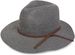 styleBREAKER Bogart Hut, Fedora Knautschhut mit Zierband in Wildleder Optik, Cowboy Hut, Damen 04025009