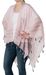 styleBREAKER leichter Sommer Poncho mit Ethno Muster, Quasten, Strand, Boho Style, Damen 08010022