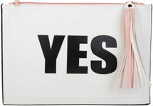 Clutch mit YES und NO Print