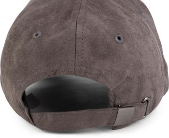 styleBREAKER Unisex 6-Panel Baseball Cap in Veloursleder Optik | Verstellbares Basecap in Wildleder Style für Damen und Herren | Soft Touch Schildkappe für Freizeit und Sport