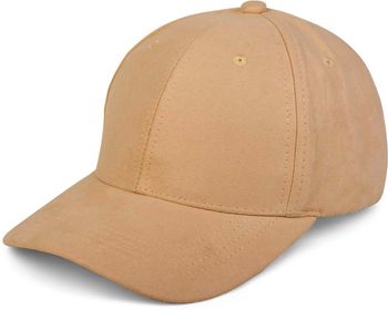 styleBREAKER Unisex 6-Panel Baseball Cap in Veloursleder Optik | Verstellbares Basecap in Wildleder Style für Damen und Herren | Soft Touch Schildkappe für Freizeit und Sport