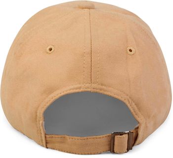 styleBREAKER Unisex 6-Panel Baseball Cap in Veloursleder Optik | Verstellbares Basecap in Wildleder Style für Damen und Herren | Soft Touch Schildkappe für Freizeit und Sport