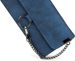 styleBREAKER Damen Geldbörse mit Ring und Kette – Weiches Portemonnaie mit Karabinerhaken und Druckknopfverschluss 02040066
