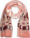 styleBREAKER breiter XXL Schal mit Azteken Ethno Boho Muster und Fransen, Strickschal, Unisex 01017026