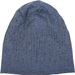 styleBREAKER Damen Beanie Mütze mit Strass Nieten im edlen Streifen Design, Slouch Longbeanie, Stoffmütze Einfarbig 04024086