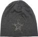 styleBREAKER Damen Slouch Beanie Mütze mit Strass Stern | Glitzer Longbeanie aus weicher Viskose | One Size für Erwachsene