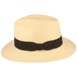 Extrafeiner weicher Bogart Panamahut von Hut-Breiter in beige Extrafeiner weicher Bogart Panamahut von Hut-Breiter in beige