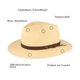 Panamahut Traveller Lederband & UV-Schutz 50 von Hut-Breiter in beige