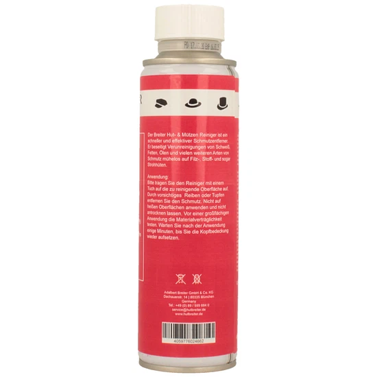 Hut-Breiter effektiver Hut- & Mützenreiniger Hutpflege 250 ml (1 l = 3180 EUR) in bunt