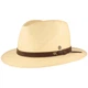 Schmaler Panama Hut Lederband & UV-Schutz 50 von Hut-Breiter in beige Schmaler Panama Hut Lederband & UV-Schutz 50 von Hut-Breiter in beige