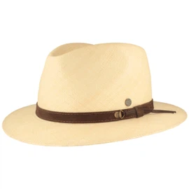 Schmaler Panama Hut Lederband & UV-Schutz 50 von Hut-Breiter in beige Schmaler Panama Hut Lederband & UV-Schutz 50 von Hut-Breiter in beige