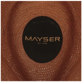 Mayser Bogart Crochet Panamahut Manuel mit gewebtem Stoffband in braun Mayser Bogart Crochet Panamahut Manuel mit gewebtem Stoffband in braun