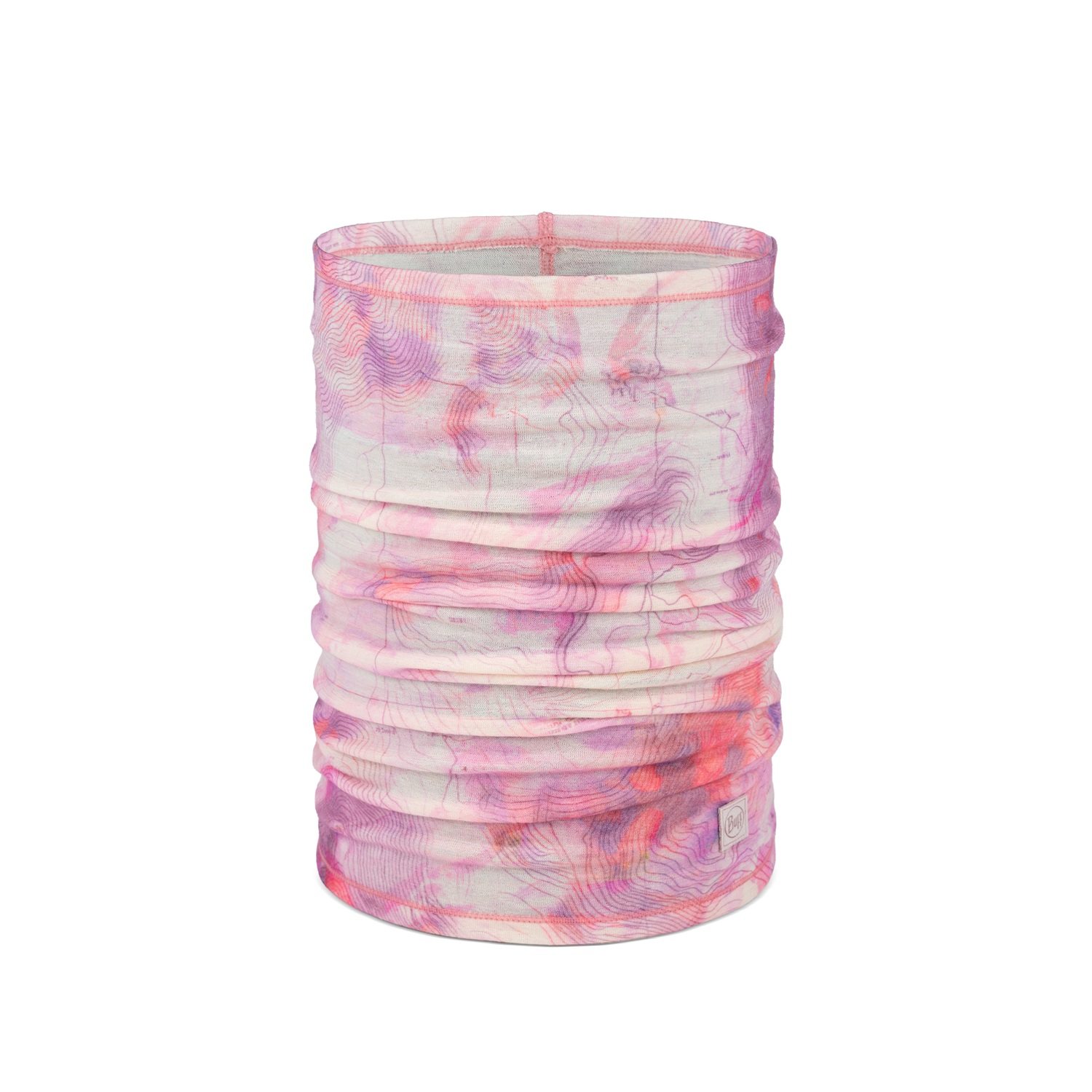 Buff, Unisex, Sturmhaube + Halsschlauch, Merino 125g/m² Digital Prints, Rosa, One Size - Image 3
