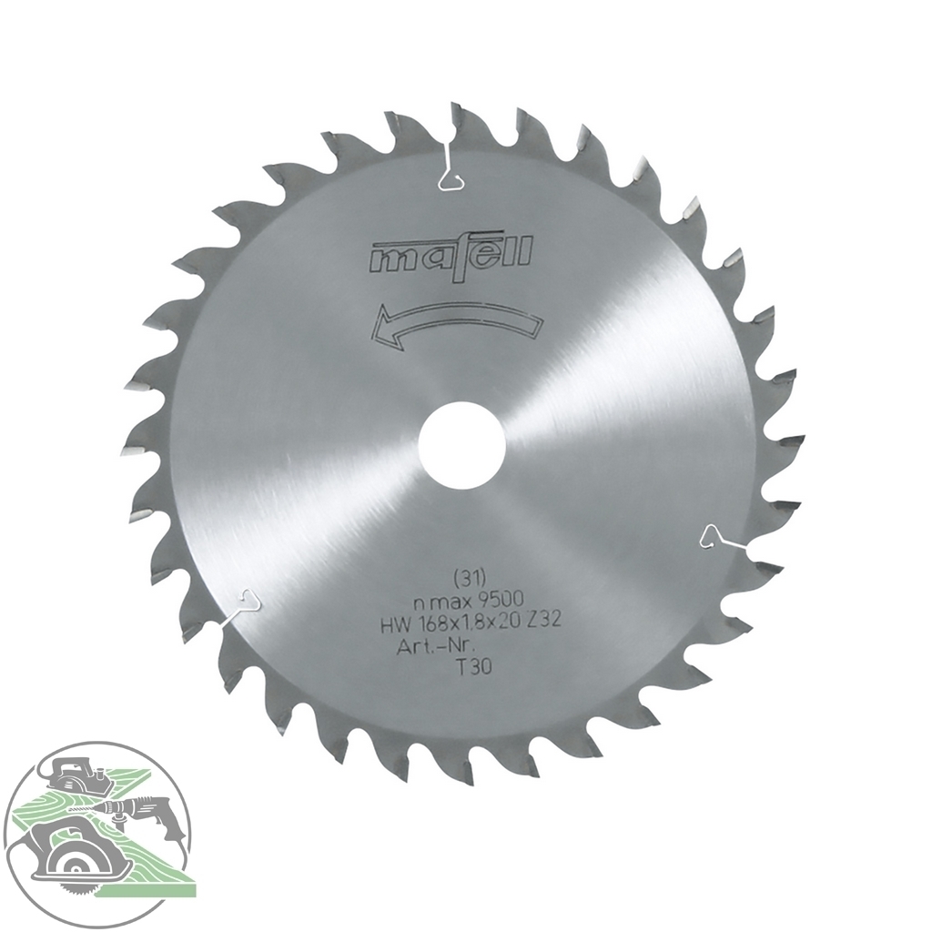 Mafell HM-Blatt 168 x 20 Z 32 WZ - Bestellnummer: 092480 Mafell HM-Blatt 168 x 20 Z 32 WZ - Bestellnummer: 092480