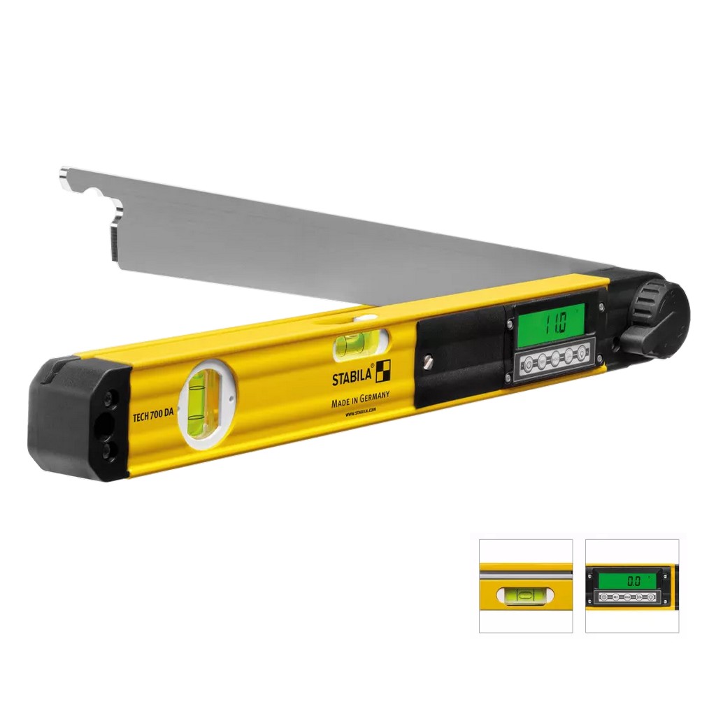 Stabila Elektronischer Winkelmesser TECH 700 DA 80 cm Digital Wasserwaage 19018 Stabila Elektronischer Winkelmesser TECH 700 DA 80 cm Digital Wasserwaage 19018