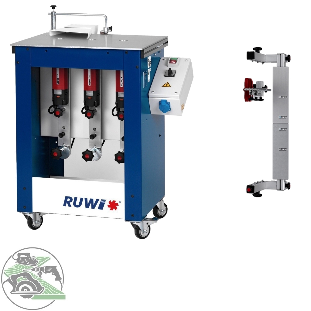 Ruwi Frästisch Classic Aggregat-Feineinstellung Anschlaglineal Fräse Ruwi Frästisch Classic Aggregat-Feineinstellung Anschlaglineal Fräse