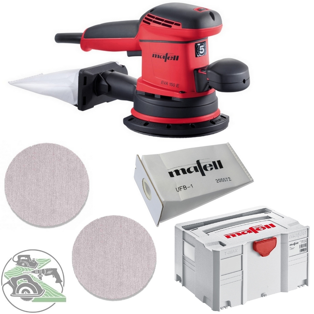 Mafell Exzenterschl. EVA 150 E/5 im T-Max inkl. Zubehör Mafell Exzenterschl. EVA 150 E/5 im T-Max inkl. Zubehör