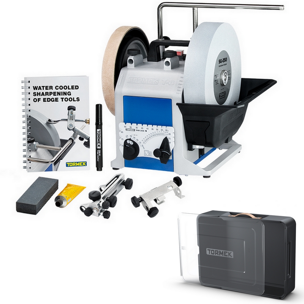 Tormek Nassschleifmaschine T8 Schärfsystem + Tormek Case TC-800 leer Tormek Nassschleifmaschine T8 Schärfsystem + Tormek Case TC-800 leer
