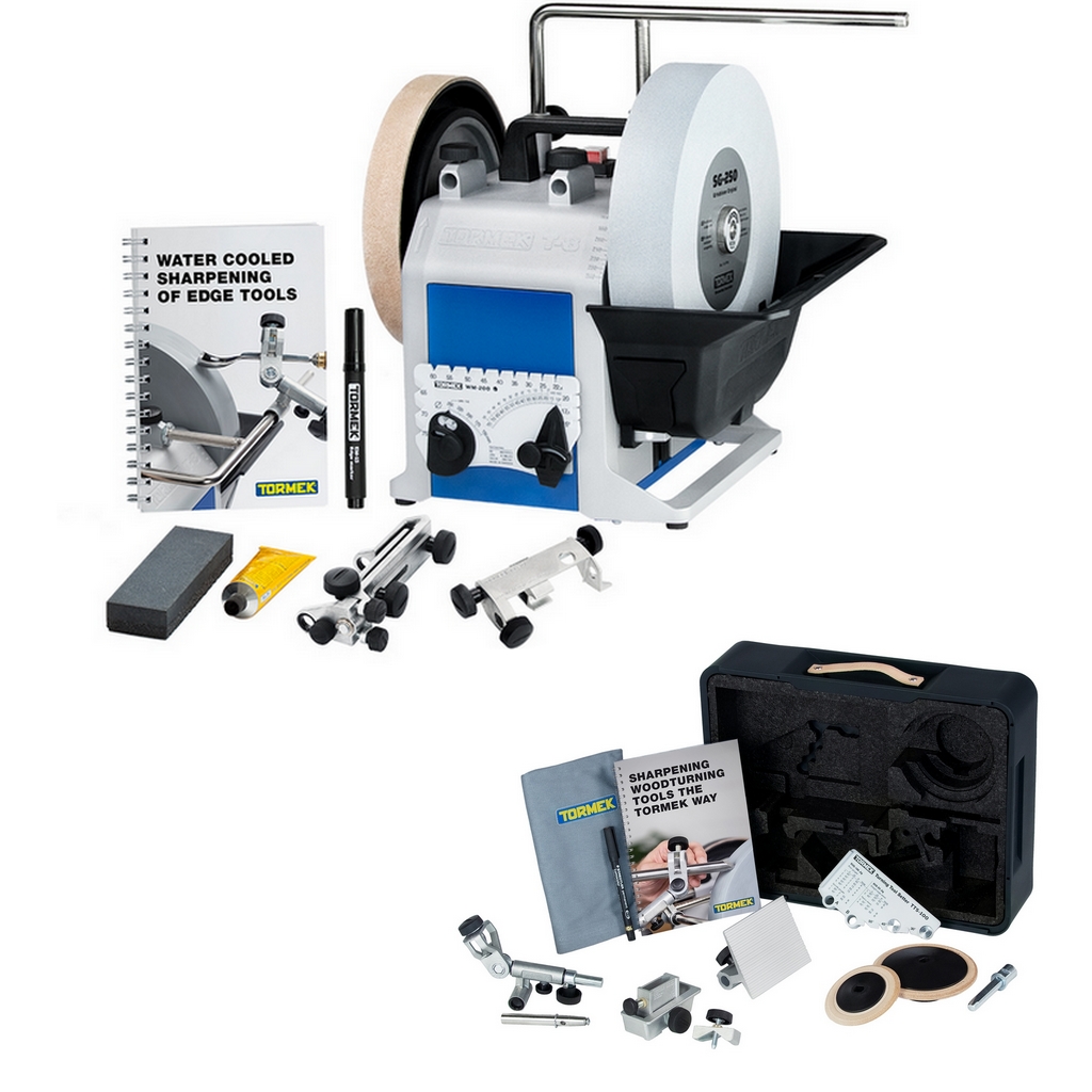 Tormek Nass-Schleifmaschine T8 Schärfsystem Schleifmaschine + TNT808 Drechseln Tormek Nass-Schleifmaschine T8 Schärfsystem Schleifmaschine + TNT808 Drechseln
