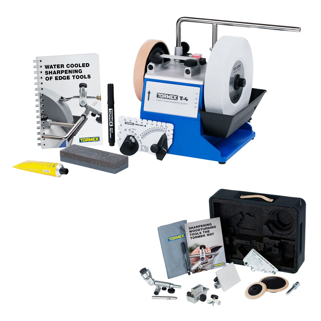 Tormek Nassschleifmaschine T4 Schärfsystem Schleifmaschine + TNT 808 Drechseln Tormek Nassschleifmaschine T4 Schärfsystem Schleifmaschine + TNT 808 Drechseln