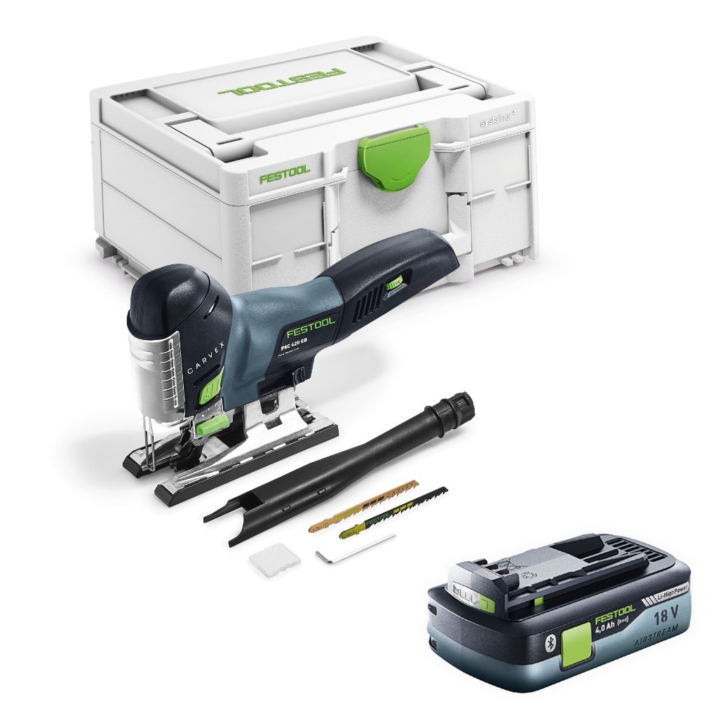 Festool Akku-Pendelstichsäge PSC 420 EB-Basic + BP 18 Li 4,0 HPC-ASI 577026 Festool Akku-Pendelstichsäge PSC 420 EB-Basic + BP 18 Li 4,0 HPC-ASI 577026